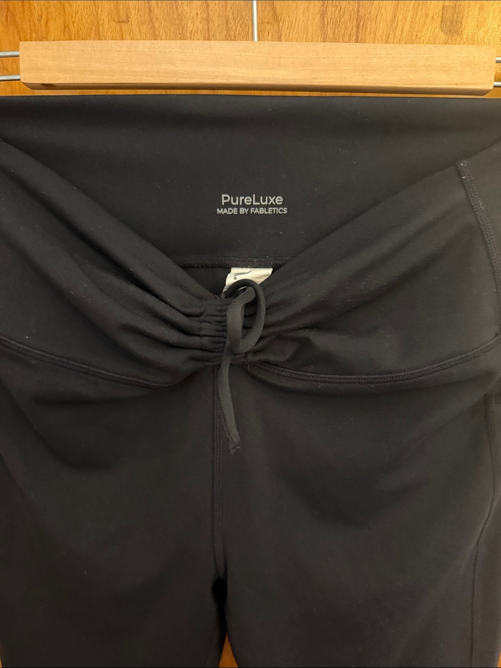 Fabletics PureLuxe Black Women’s leggings with Drawstring